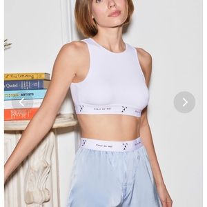 Fleur du Mal garçon crop tank black small